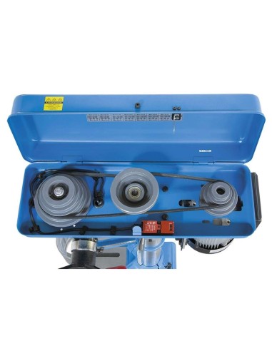 4 - Trapano a colonna con trasmissione a cinghia 750w Fervi 0752