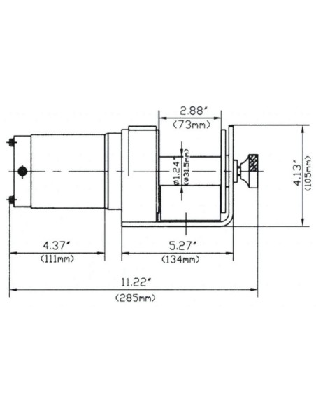 2 - Argano vericello paranco montacarichi elettrico 12 v Fervi 0630/0900