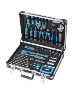 1 - Valigia cassetta set utensili attrezzi chiavi inserti 88 pezzi Fervi 0399
