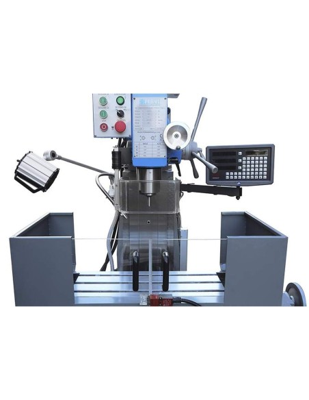 4 - Fresatrice fresa verticale a testa veloce 1,5 kw 400v Fervi f050