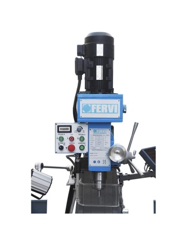 2 - Fresa a testa veloce con inverter 2,2 kw 400v Fervi f050i
