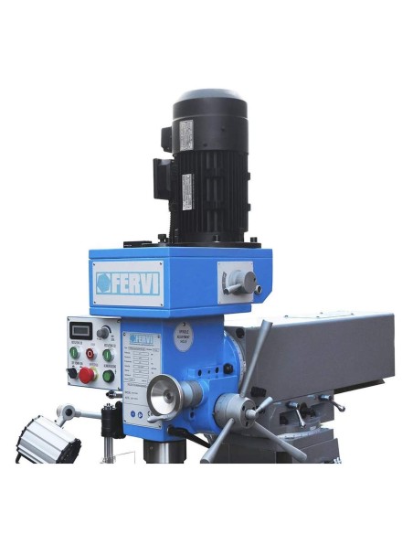 3 - Fresa a testa veloce con inverter 2,2 kw 400v Fervi f050i