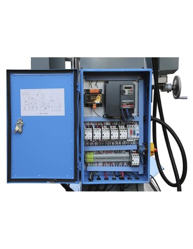 5 - Fresa a testa veloce con inverter 2,2 kw 400v Fervi f050i