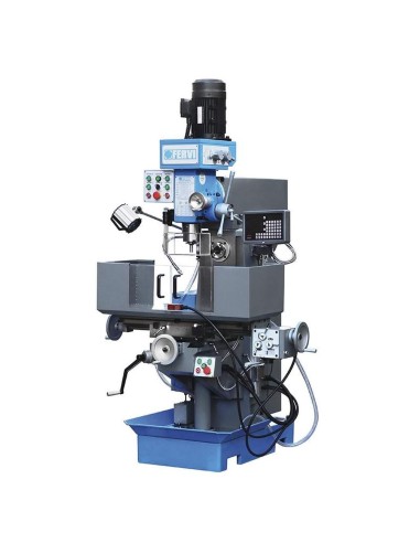1 - Fresatrice fresa verticale universale a testa veloce 1,5 kw 400v Fervi f050u