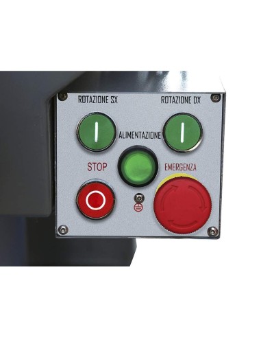 5 - Fresatrice fresa verticale universale a testa veloce 1,5 kw 400v Fervi f050u