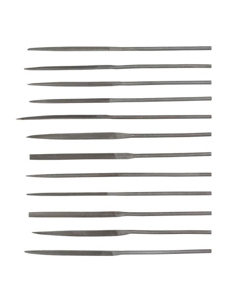 1 - Serie 12 lime ago in acciaio temprato 140 mm Fervi 0214