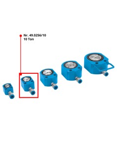 1 - Cric idraulico a profilo ribassato 10 ton Fervi 0256/10