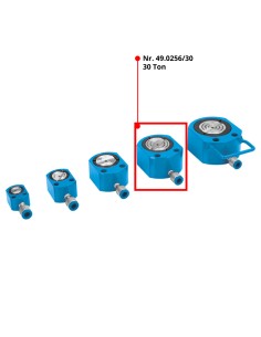 1 - Cric idraulico a profilo ribassato 30 ton Fervi 0256/30