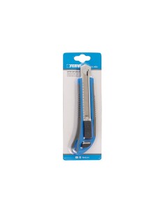 1 - Cutter taglierino 18mm con guidalama in acciaio lame ricambio incluse Fervi 0623