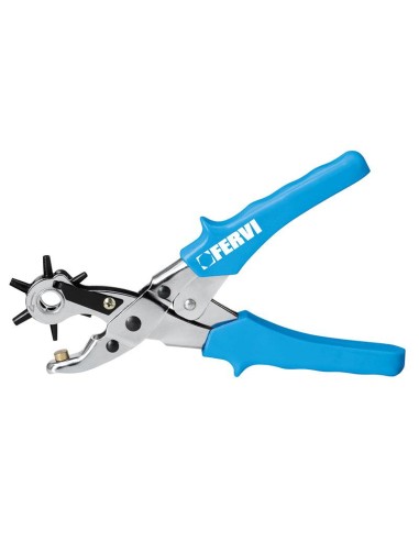 1 - Pinza fustellatrice x carta cartone gomma e cuoio Fervi 0424