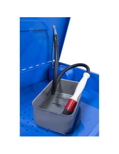 2 - Vasca di lavaggio lavapezzi 150l con pompa doppio uso Fervi 0038