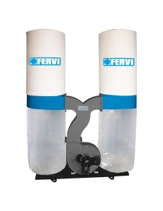 1 - Aspiratore trucioli con doppio sacco aspiratrucioli Fervi 0496