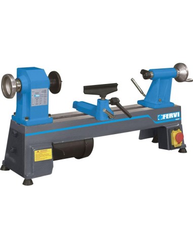 2 - Tornio da banco per legno Fervi 0497/300 457mm 550w