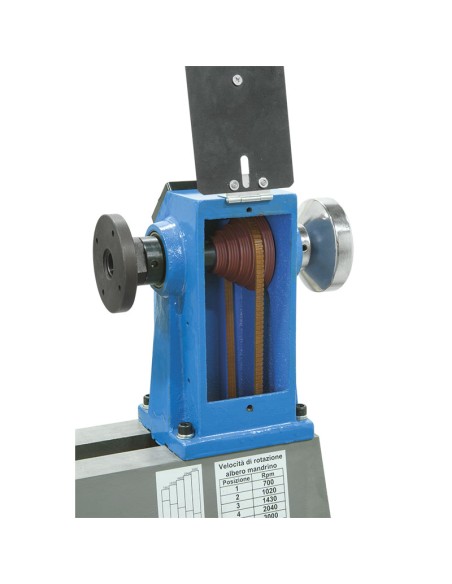 3 - Tornio da banco per legno Fervi 0497/300 457mm 550w