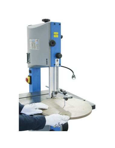 3 - Sega a nastro banco verticale per legno 750w taglio 305 mm Fervi 0509/305