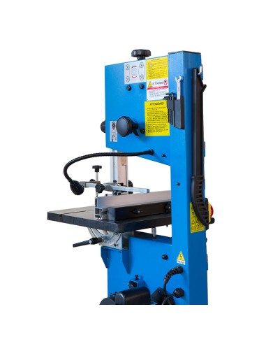 3 - Sega a nastro banco verticale per legno 1100w taglio 340 mm Fervi 0509/340