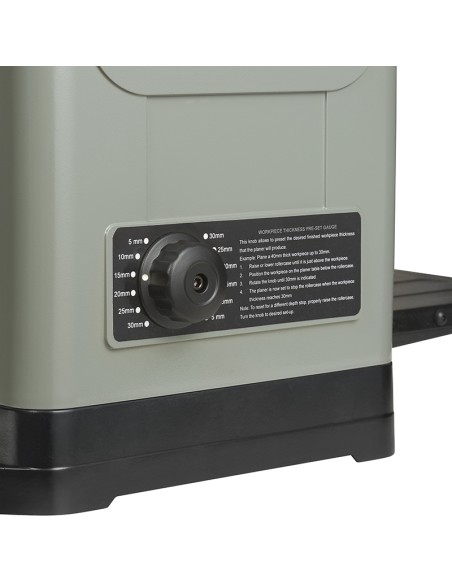 4 - Pialla a spessore da banco per legno 1500w 330 mm Fervi 0517a