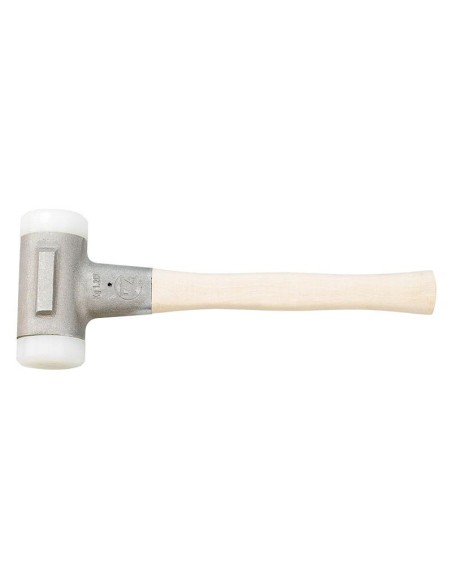 1 - Mazzuolo mazzetta martello antirimbalzo con teste 60 mm in nylon Fervi 0728
