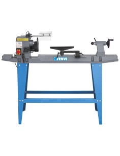 1 - Tornio da legno con banco Fervi 0751