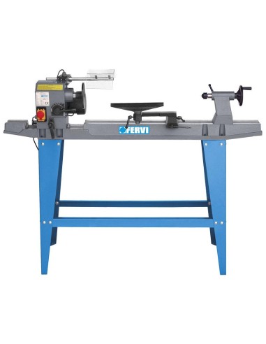 1 - Tornio da legno con banco Fervi 0751