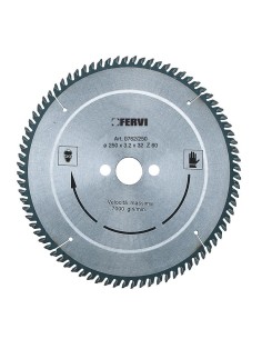 1 - Disco per alluminio e materiali plastici riporto in metallo duro Fervi 0762/300