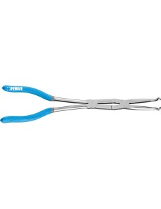 1 - Pinza a becco lungo doppio snodo ad occhio 335 mm Fervi 0872/0pd