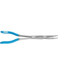 1 - Pinza a becco lungo doppio snodo 45? 335 mm Fervi 0872/pcd
