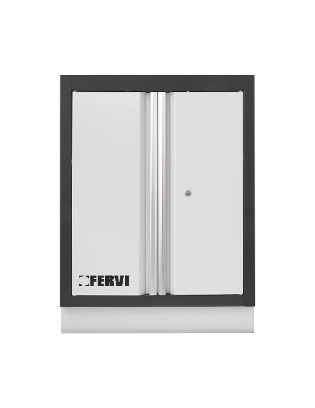 1 - Armadio basso a due ante per officina Fervi a007/03