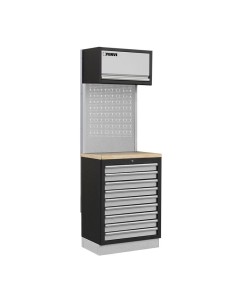 1 - Arredamento modulare officina mobili banchi armadi cassettiere Fervi a007r