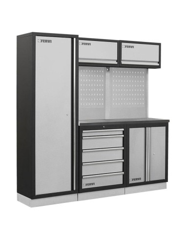 1 - Arredamento modulare per officina Fervi a008c