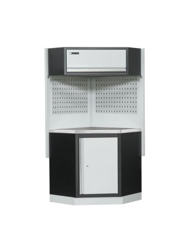 1 - Angolo per arredamento modulare per officina armadio banco Fervi a008f