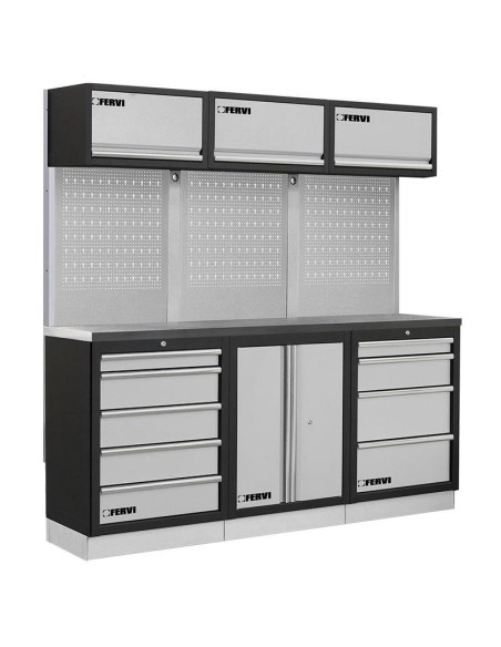 1 - Arredamento modulare per officina Fervi a008n