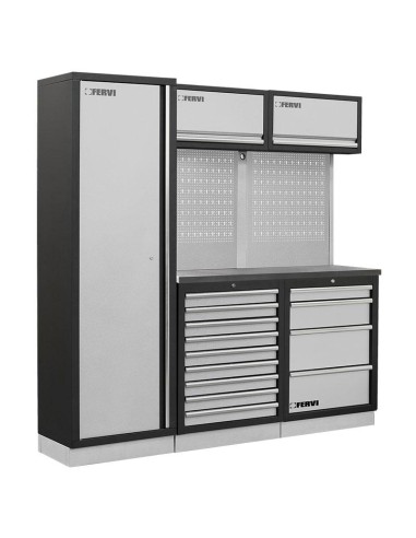 1 - Arredamento modulare per officina Fervi a008q