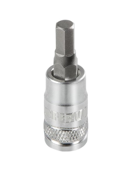 1 - Chiave a bussola con inserto esagonale 3 mm 1/4 "Fervi bn415n003a