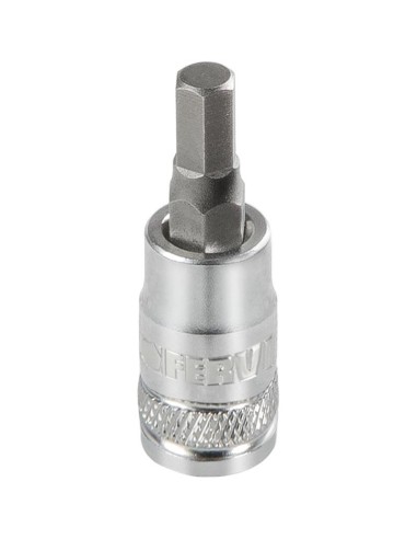 1 - Chiave a bussola con inserto esagonale 4 mm 1/4 "Fervi bn415n004a