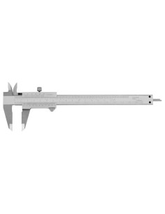 1 - Calibro monoblocco inox cromato opaco Fervi c011/200