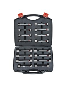 1 - Serie calibri tampone lisci passa non passa h7 temperati Fervi c025/32/62