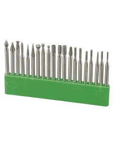 2 - Serie 20 frese lime rotative diamantate 3 mm Fervi d020