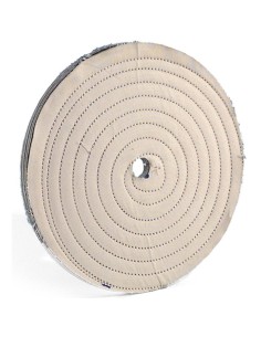 2 - Disco cotone trapuntato 150 x 12 mm x smerigliatrice da banco Fervi dct150