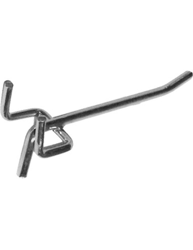 1 - Serie 10 ganci 80 mm per pannelli porta attrezzi Fervi g050