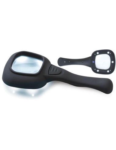 1 - Lente ingrandimento in cristallo con led 50 mm Fervi l006