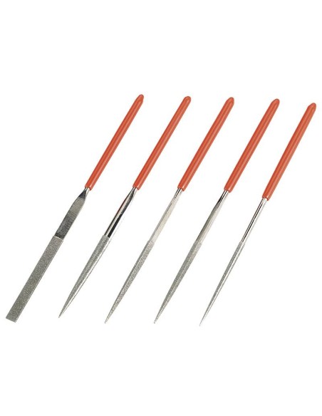 1 - Serie 5 lime ago in diamantate 140 mm Fervi l013