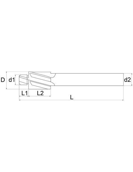 3 - Lamatore x fori passanti x sedi viti m10 Fervi l020/10