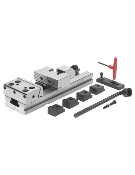 1 - Morsa di precisione in acciaio Fervi m028/200/300