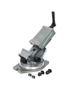 1 - Morsa a macchina 125 mm inclinabile con base girevole Fervi m530/125