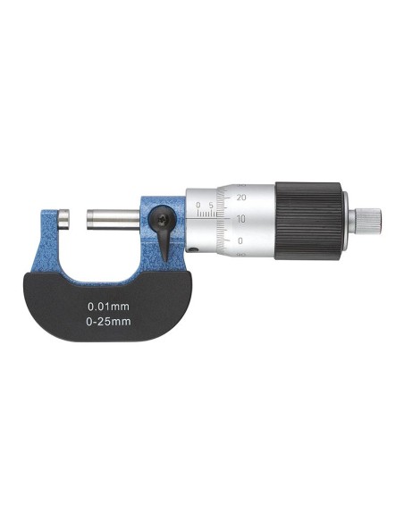 1 - Micrometro centesimale per esterni 0 - 25 mm Fervi m022/00/25
