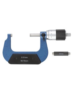 1 - Micrometro centesimale per esterni 50 - 75 mm Fervi m022/50/75