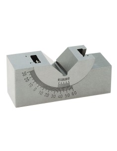 1 - Prisma inclinabile di precisione in acciaio 75 x 32 x 25 mm Fervi p011/75