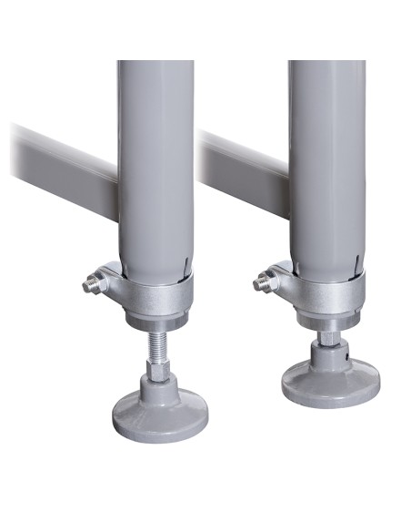2 - Rulliera regolabile in altezza 1000 x 460 mm Fervi r001/04