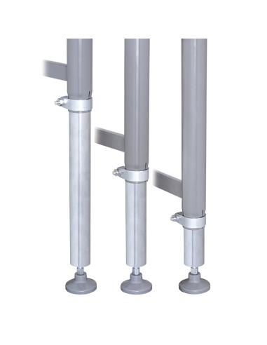3 - Rulliera regolabile in altezza 1000 x 460 mm Fervi r001/04